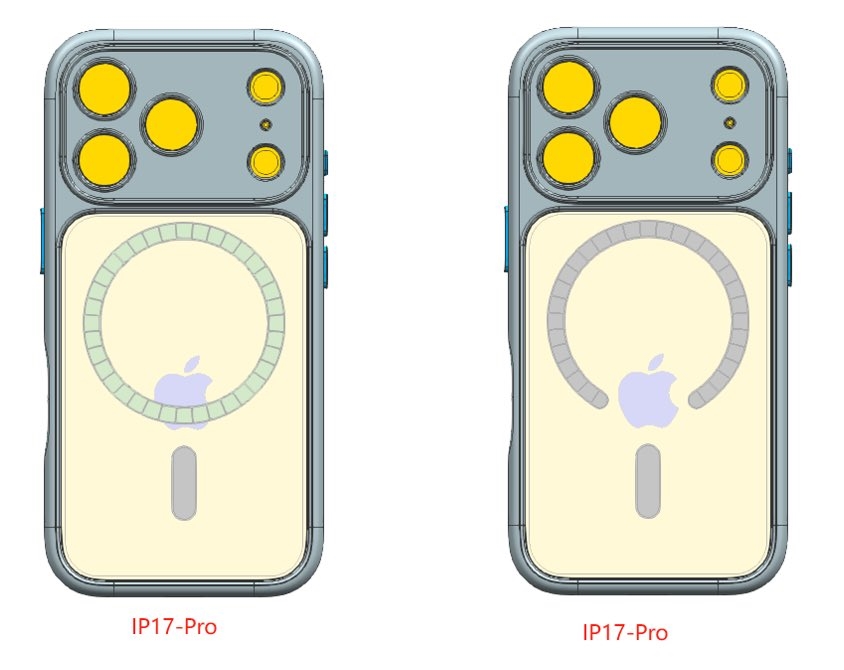 iPhone 17系列苹果Logo下移插图